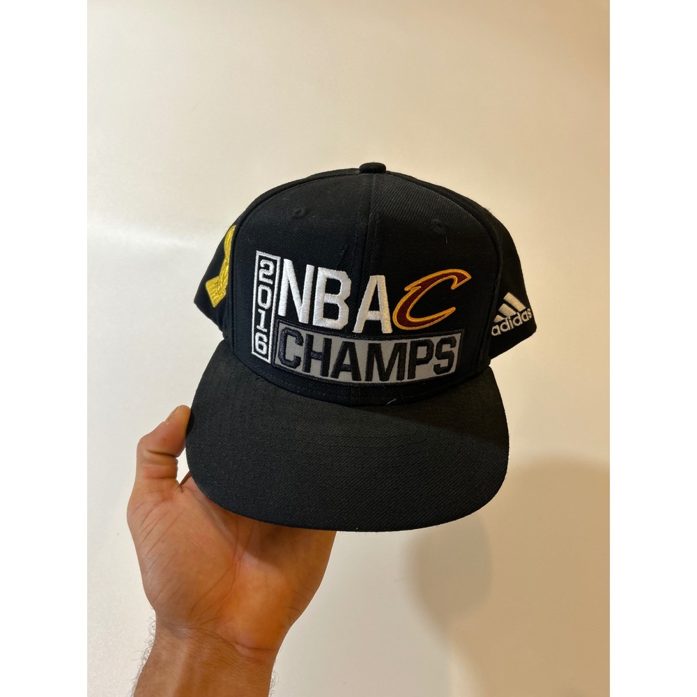 Adidas Hat Men's OSFM Black 2016 NBA Champs Cleveland Cavaliers Snapback